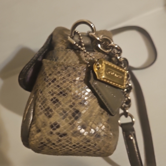 Coach Cambell Me Iridescent Python  Crossbody Bag F24849 –Rare& Stunning - Picture 7 of 16